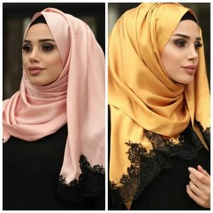 Lace tip Hijab Scarf